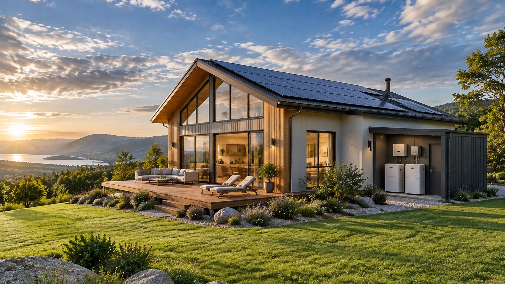 Solar-Ready Light Steel Villa - Off-Grid Prefab Energy Home