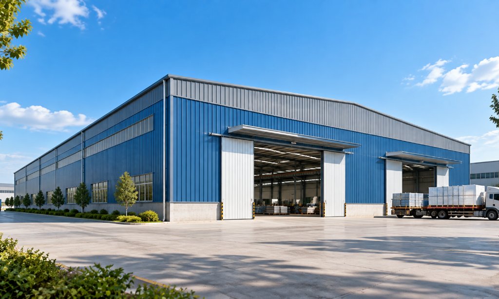 Prefabricated steel home components prepared in the ESS factory